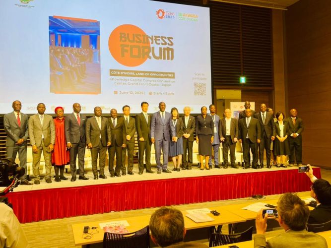 La délégation ivoirienne OSAKA