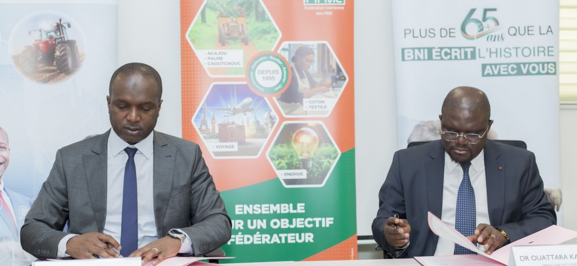 SIGNATURE DE CONVENTION : LA BNI ET LA FIPME UNISSENT LEURS FORCES POUR ...
